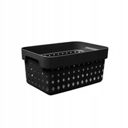 Koszyk do przechowywania PlastTeam Seoul 5L – czarny