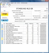 HDD Seagate ST340014AS - 40GB - SATA - uszkodzony