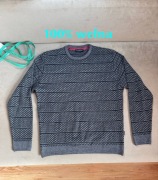Sweter męski, 100% wełna Clipper r. L/XL-idealny stan