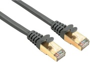 Kabel Ethernet Hama 1.5m Cat5e STP RJ45 Pozłacany 1000Mb/s do TV PC