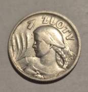 Moneta Żniwiarka z kropką.