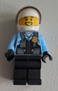 Lego City policjant pilot helikoptera figurka