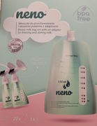 Neno woreczki do przechowywania i mrożenia mleka pokarmu z adapterem