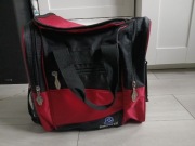 Czarno czerwona torba na jedną kule ebonite 