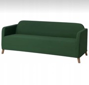IKEA LINANAS Ochraniacz na sofę 3-osobową, Vissle ciemnozielony