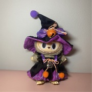 Sukienka dla lalki labubu kostium ubranie ubranko czarownica wróżka