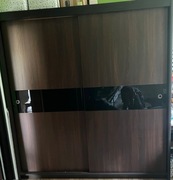 Duża szafa Piękna dwu drzwiowa przesuwna z oświetleniem led