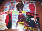 Burda x 6 zestaw 1996/97 z kompletem wykrojów moda szycie krawiectwo
