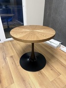 Blat stołu fi 80 cm, grubość 4 cm, nowy z drobną skazą