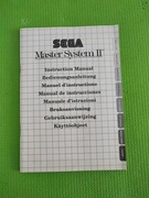 Instrukcja Sega Master System II oryginalna