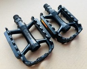 Pedały WELLGO C-280 Aluminiowe CNC Platformowe Antypoślizgowe z Odblaskami