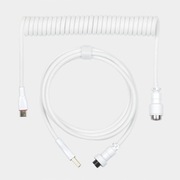 Kabel Spiralny do Klawiatury USB typ C złącze Aviator Akrylowy pręt etui