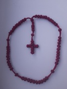 Różaniec z nici satynowej