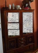 Gablota drewniana z lustrem z tyłu szklana Venus 