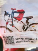 nowe niemieckie siedzonko na kierownicę rowera do przewozenia dzieci 