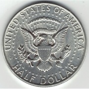 Kennedy 1964 half dollar pół dolara 1/2