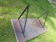 uchwyt na półkę z łańcucha 