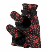 nowe Victoria's Secret M 38 39 pantofle domowe kapcie wisienki w woreczku