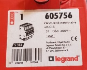 Legrand Wyłącznik nadprądowy instalacyjny 605756  403761