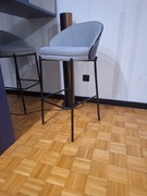 hokery loft drewno krzesła Eamy