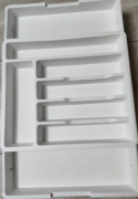 Wkład do szuflady na sztućce 57,5cmx36,5cm biała.