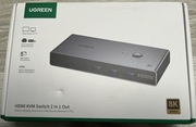 Ugreen przełącznik KVM - Switch HDMI 8K