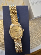 Zegarek cadisen datejust złoty gold automat  komplet 38mm/20mm