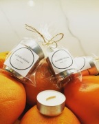 Podgrzewacze sojowe zapachy drewniany knot tealight