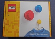 LEGO Akcesoria 5005906 - Zestaw wieszaków - czerwony, niebieski i żółty