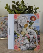 Pocztówka - kolaż "Czym jest piękno?" 10 sztuk, sztuka, romantyczność