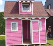 Domek drewniany, solidne wykonanie, duży 