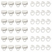 Ślizgi i haczyki do zasłon, biały IKEA VIDGA (24 sztuki w opakowaniu)