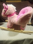 Konik na biegunach small foot z fotelikiem 