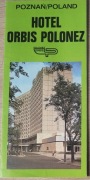 Ulotka HOTEL ORBIS POLONEZ Poznań z 1981 roku