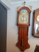 Zegar holenderski, olbrzymi, piękna kolorystyka