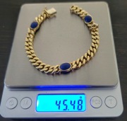 Bransoletka złota p750 18k 45,48g 