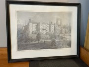 Reprodukcja grafiki "Zamek w Rydzynie" Obraz w ramie 33-41 cm