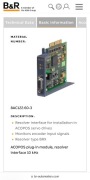 Interfejs B&R Acopos resolver 8AC122.60-3 NOWY!!!!