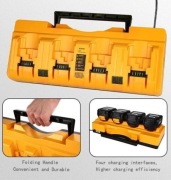 Szybka Ładowarka do DeWalt 4-Port 12–20V – Nowa, Wysoka Wydajność