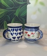 Bolesławiec Kubek ceramiczny  czeski 500 ml dwupak ceramika Bolesławiec 