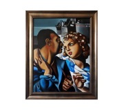 Tamara Łempicka, "Idylla", ręcznie malowana kopia, olej na płótnie