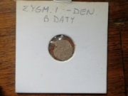 denar gdański bez daty - Zygmunt 1 Stary
