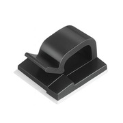 Organizer na kable samoprzylepny czarny uchwyt do przewodów 5szt