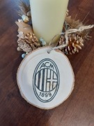 AC Milan. Zawieszka drewniana kibicowska. 