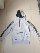 Bluza siwa z zamkiem rozm. 143-155 Lat 10-12