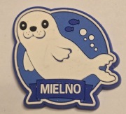 Magnes na lodówkę gumowy MIELNO Karwia Morze Bałtyckie Hel Jurata (2K)