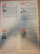 Solidarność Wybory 89  Radziwił Findeisen Łapicki Trzeciakowski 4 ulotki