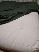 Materac Futon bawełna kokos, twardy 160x200 cm