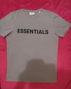 Koszulka t-shirt kawowy Essentials fear od god z bawełny 