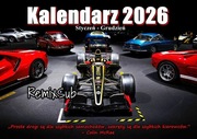 Kalendarz Ścienny 2026 Sportowe Auta Drift Motocykl Samochody A4 Premium